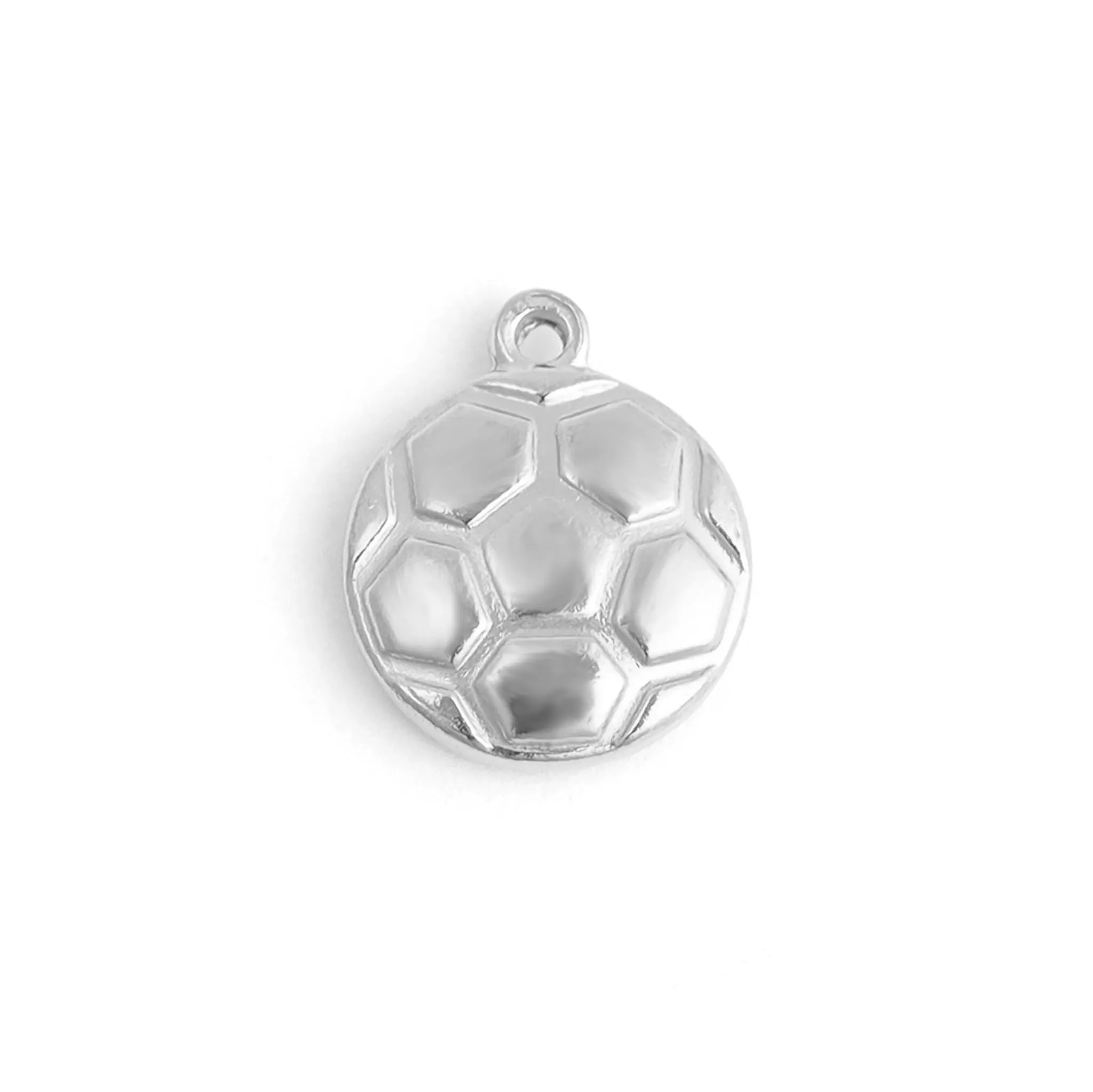 18K Gold PVD Stainless Steel Soccer Ball Charm / PDL0093