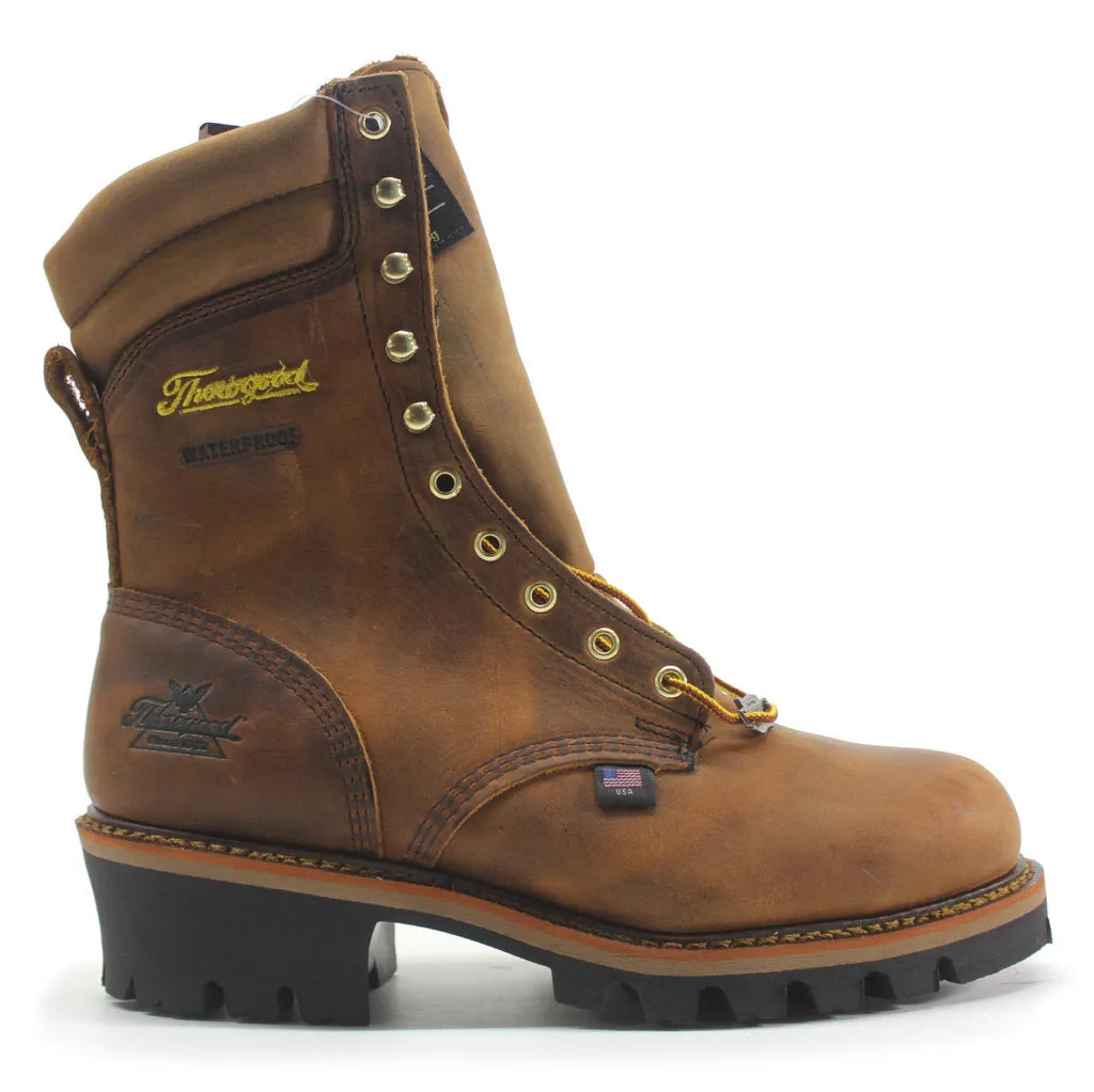 9 Inch Logger Leather Men's Work Boots