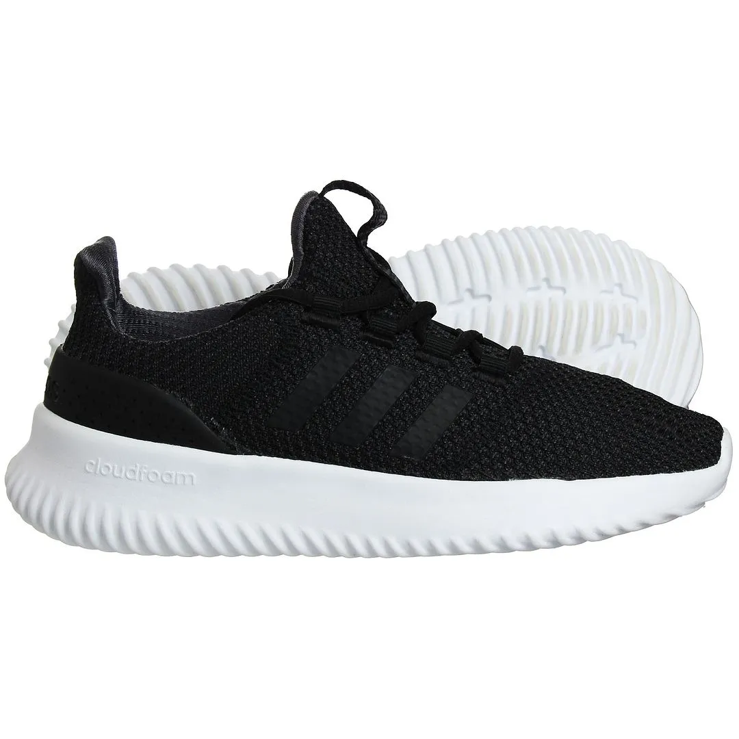 Adidas CloudFoam Ultimate Kids Black Trainers