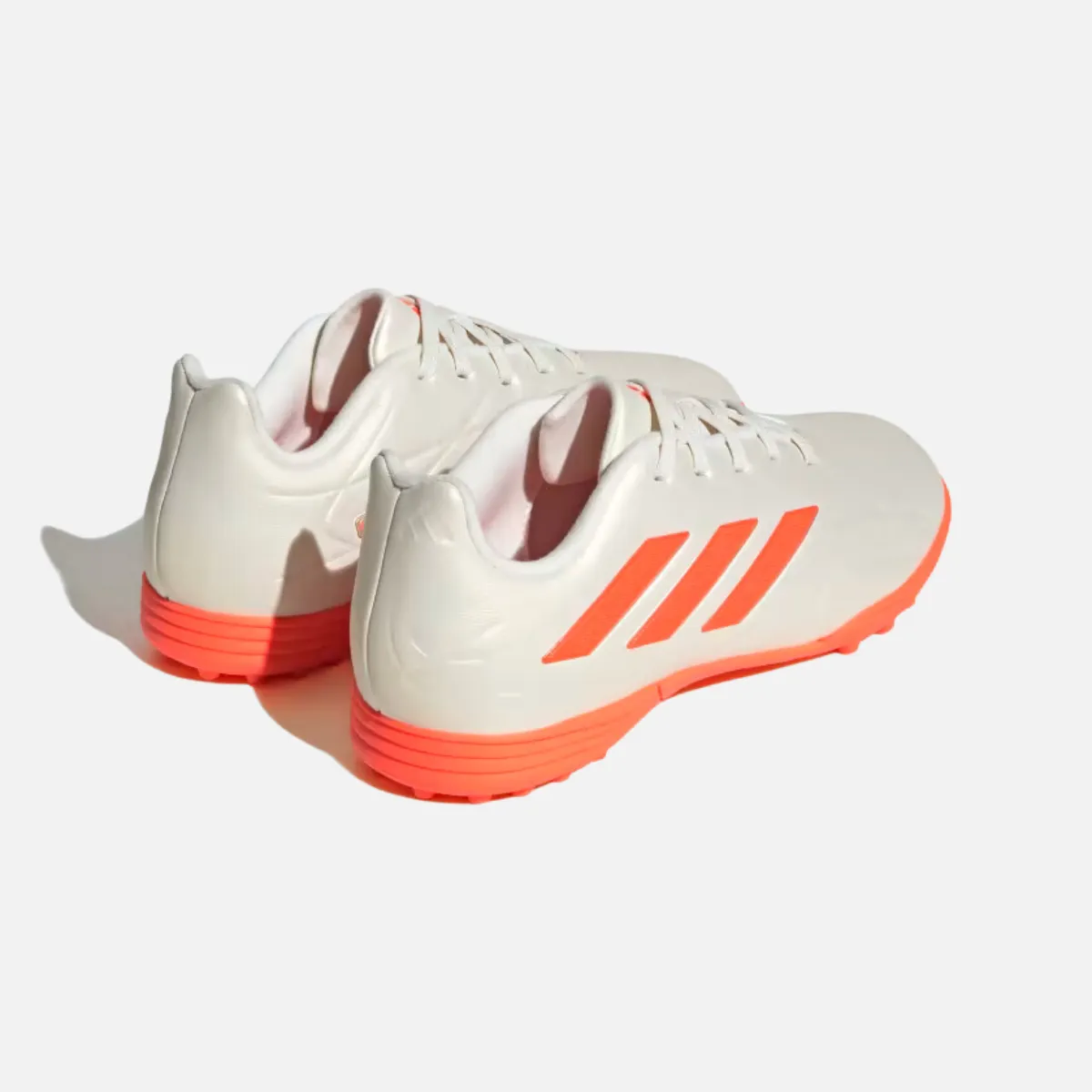 Adidas COPA PURE.3 TURF Kids Unisex Shoes BOY AND GIRL (4-16 YEAR) -Off White/Team Solar Orange/Off White