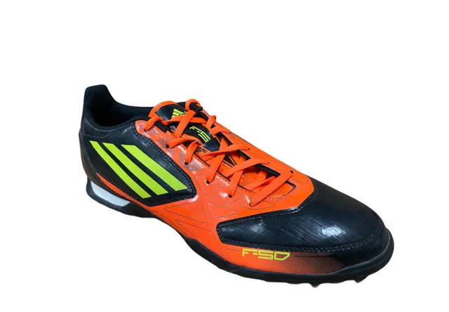 Adidas F5 TRX TF V23951 black orange men's soccer shoes