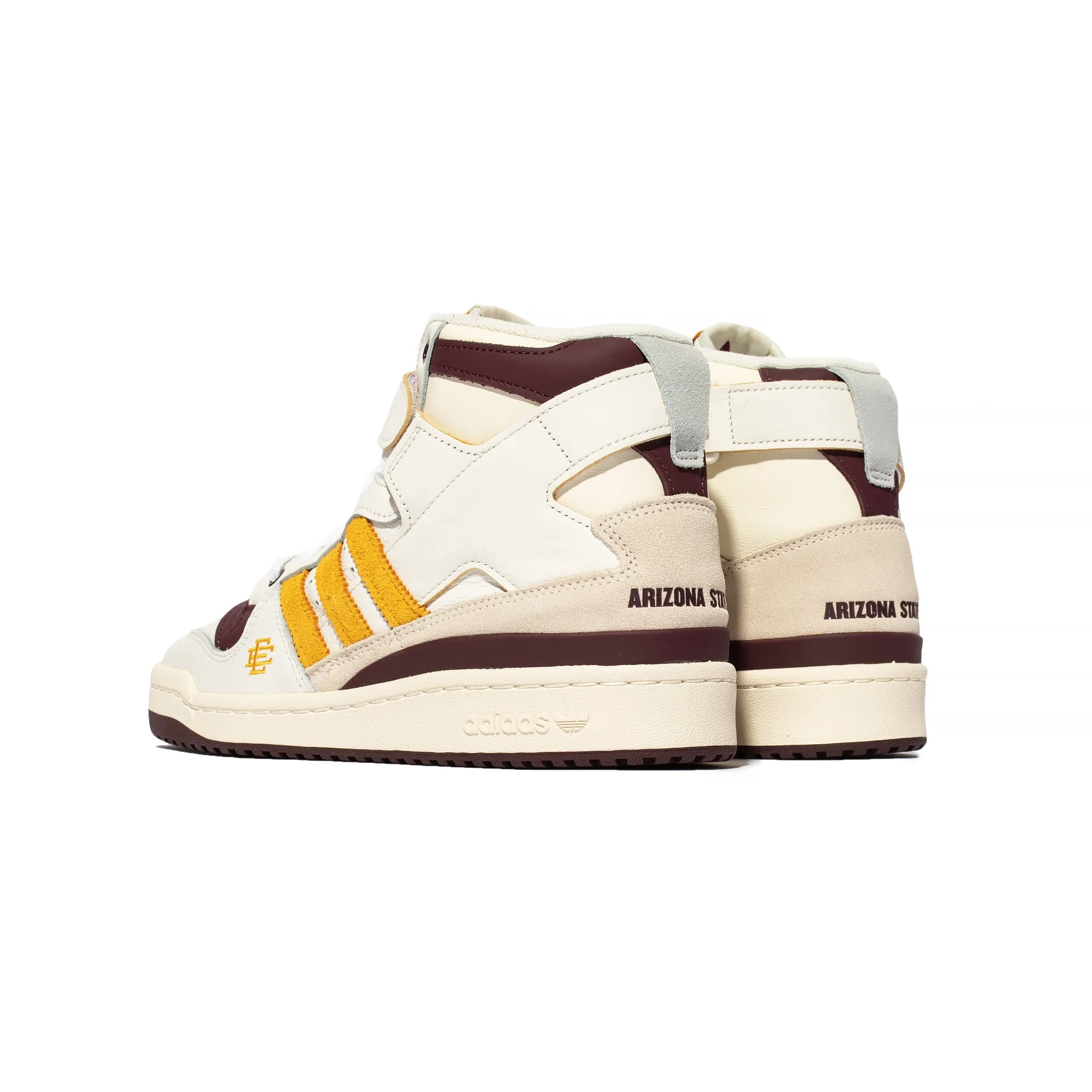 Adidas Mens Forum 84 High X EE Shoes 'Cloud White/Team Maroon/Team college Gold'