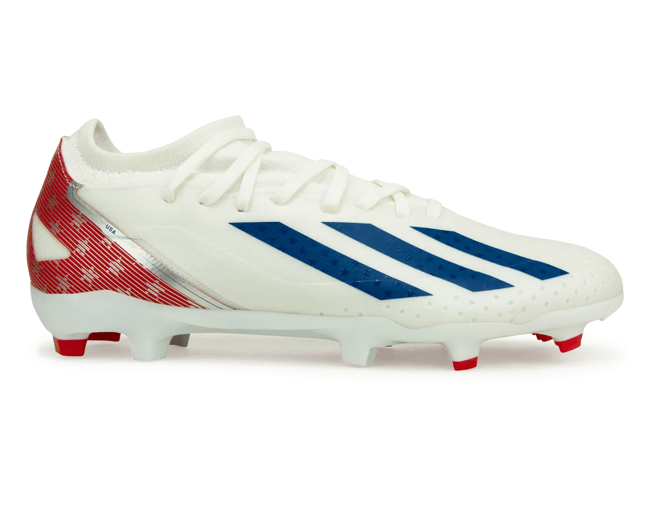 adidas Men's X Crazyfast USA.3 FG White/Red