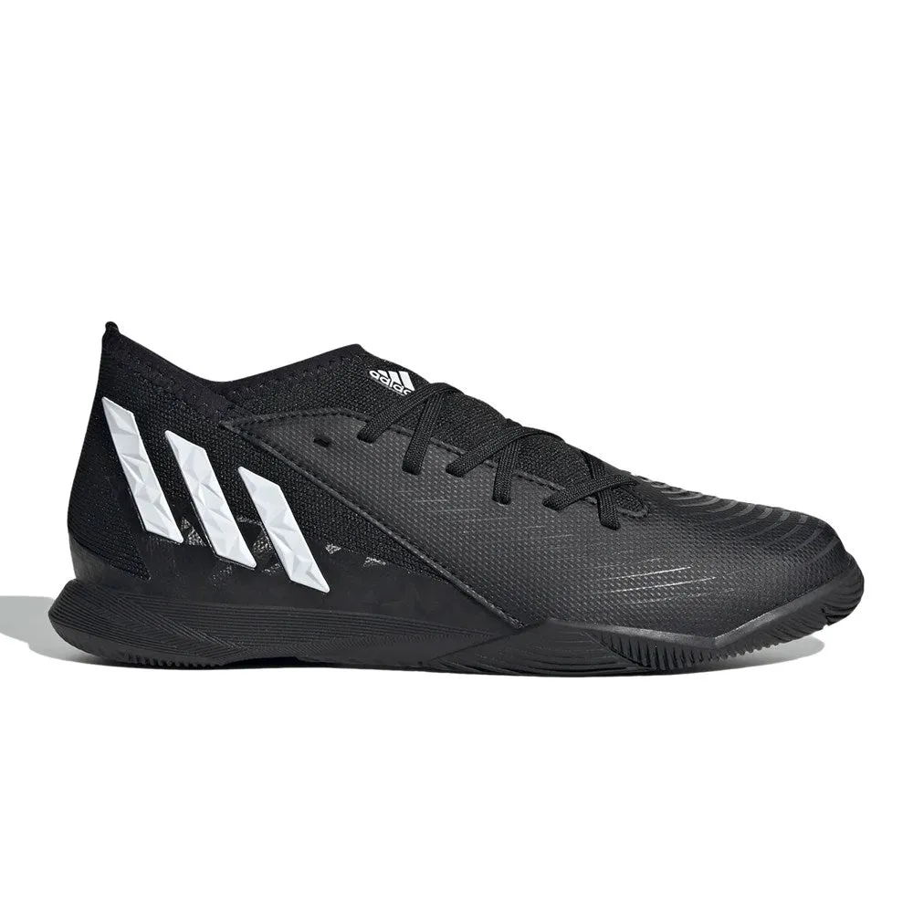 Adidas Predator Edge.3 IN Jnr Football Boots (Black/White)