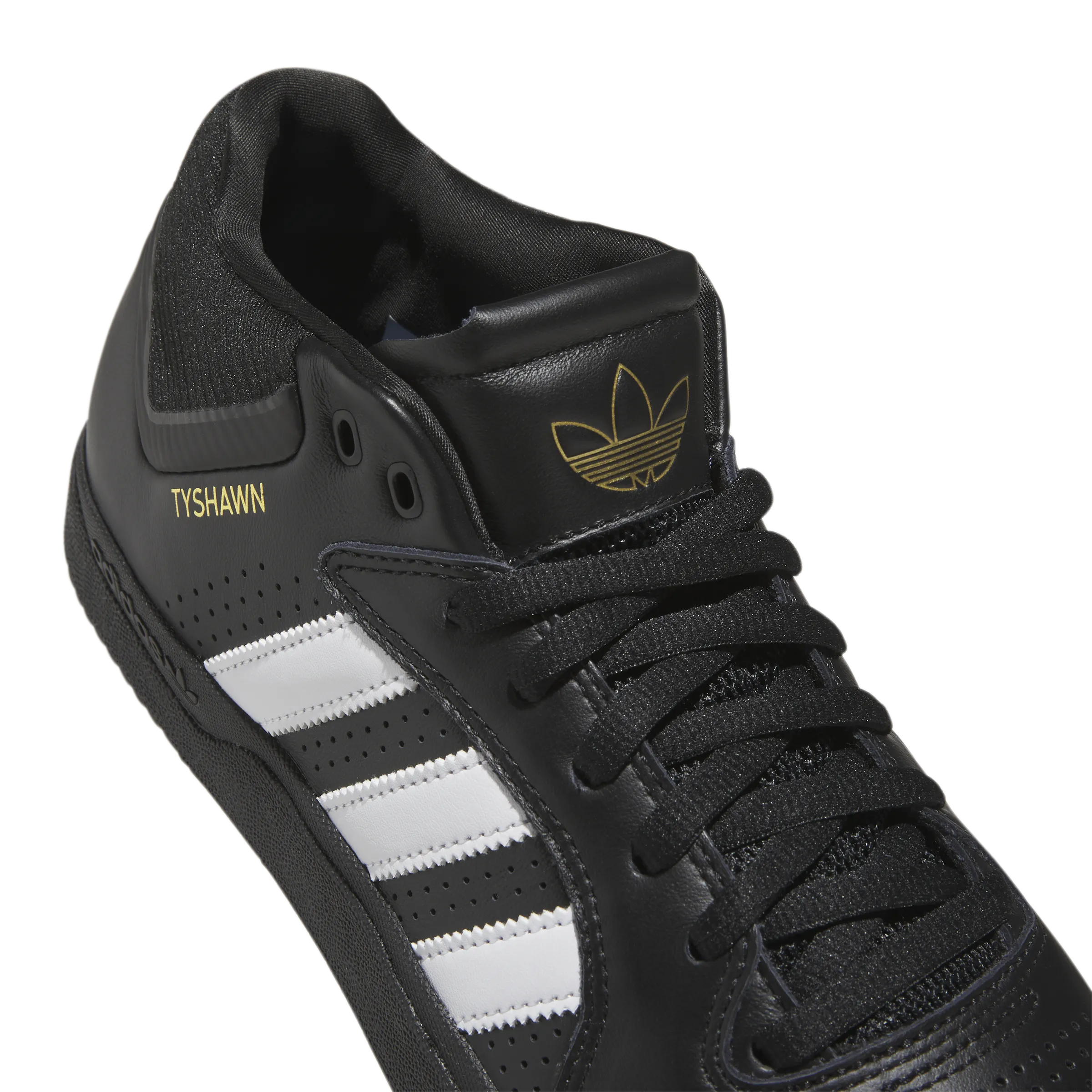 Adidas Tyshawn - Core Black/Cloud White/Gold Metallic