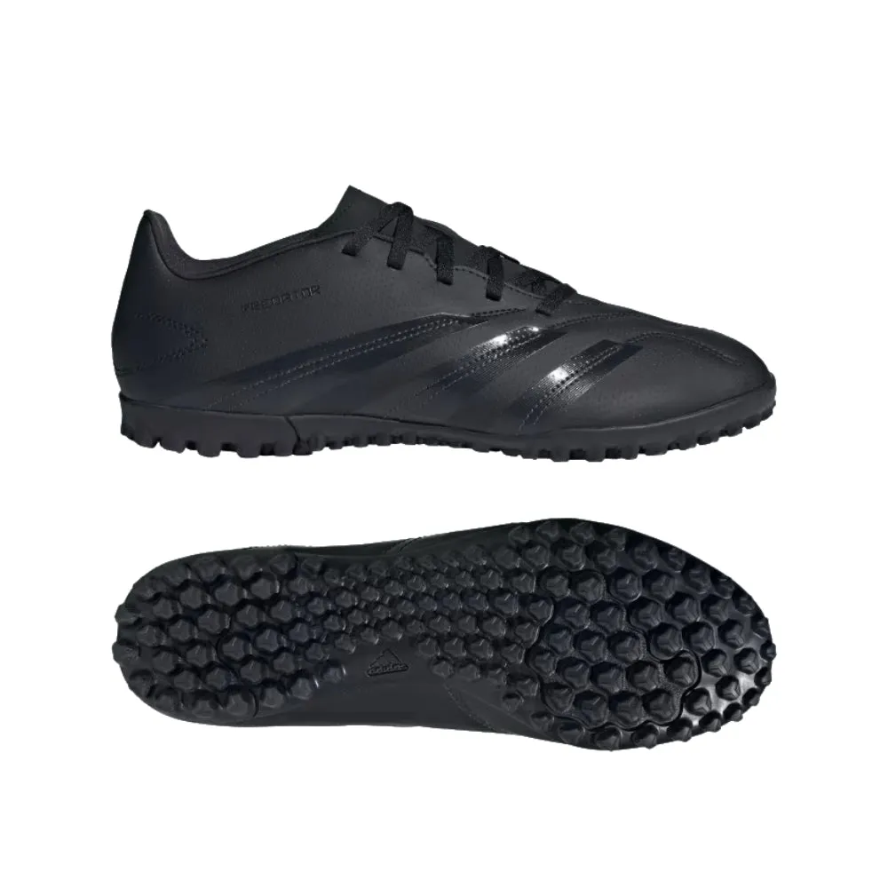 Adidas Unisex Perdator Club Turf Football Shoe (Core Black/Carbon/Core Black)