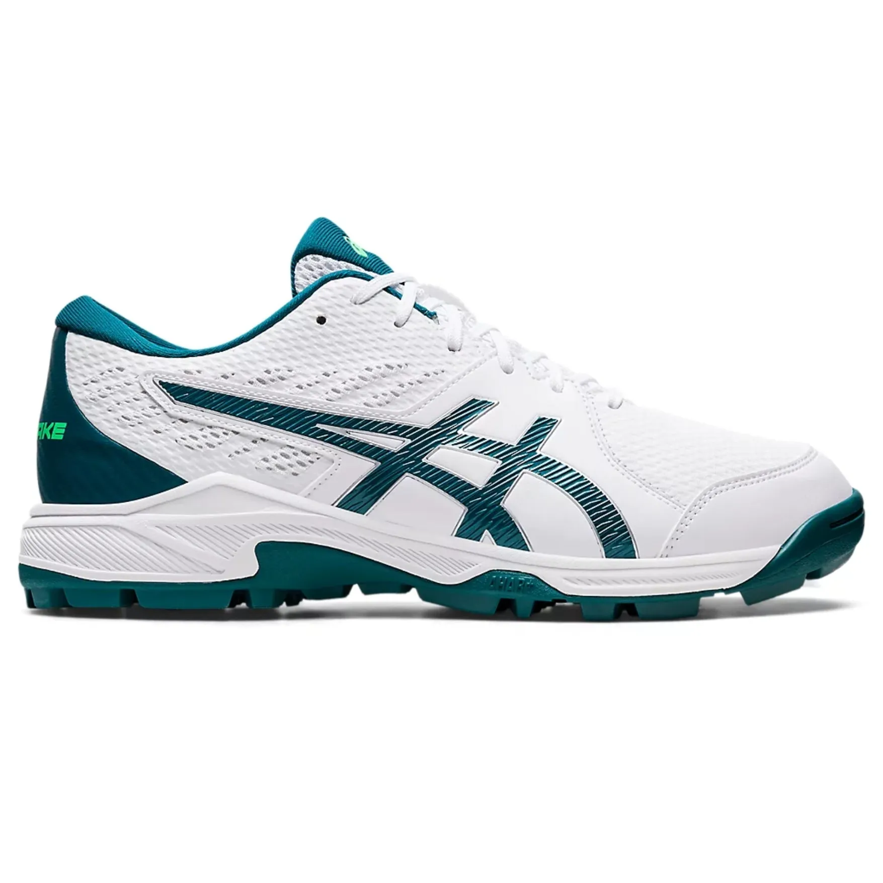 Asics Gel-Peake 2 White Velvet Pine Cricket Shoes 2024 MODEL