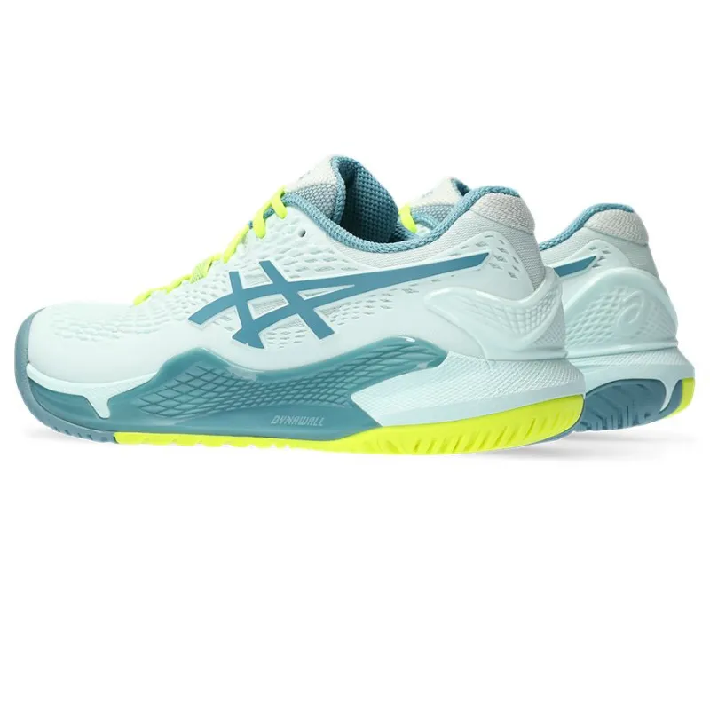 Asics Gel Resolution 9 Womens Tennis Shoes -Soothing Sea / Gris Blue