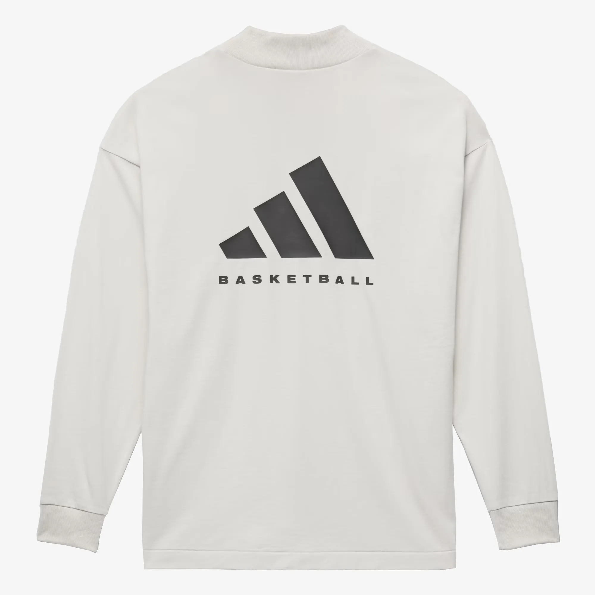 BASKETBALL LONG-SLEEVED T-SHIRT (GENDER-FREE) 'TALC'