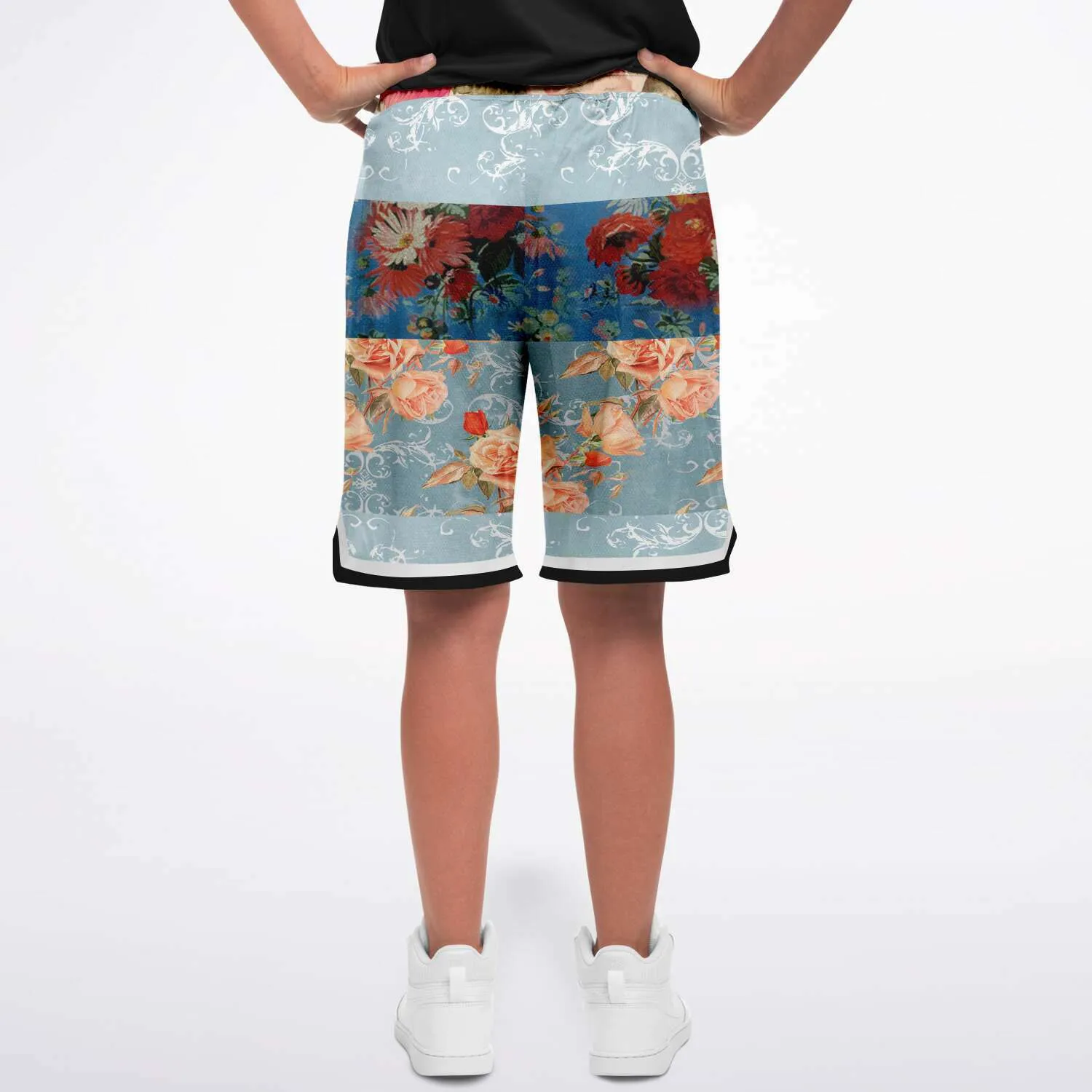 Blue Cabbage Unisex Basketball Shorts