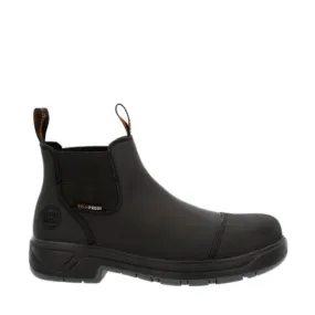 Brewmaster Composite-Toe Chelsea Boots Black