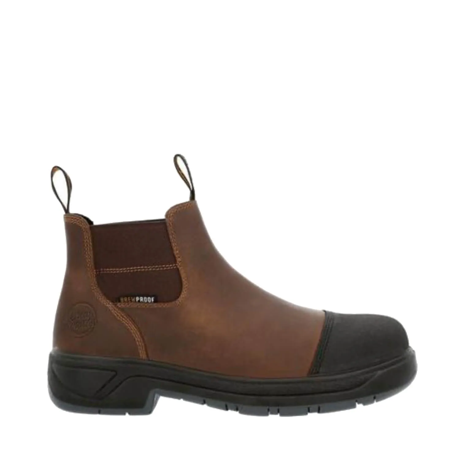 Brewmaster Composite-Toe Chelsea Boots Brown