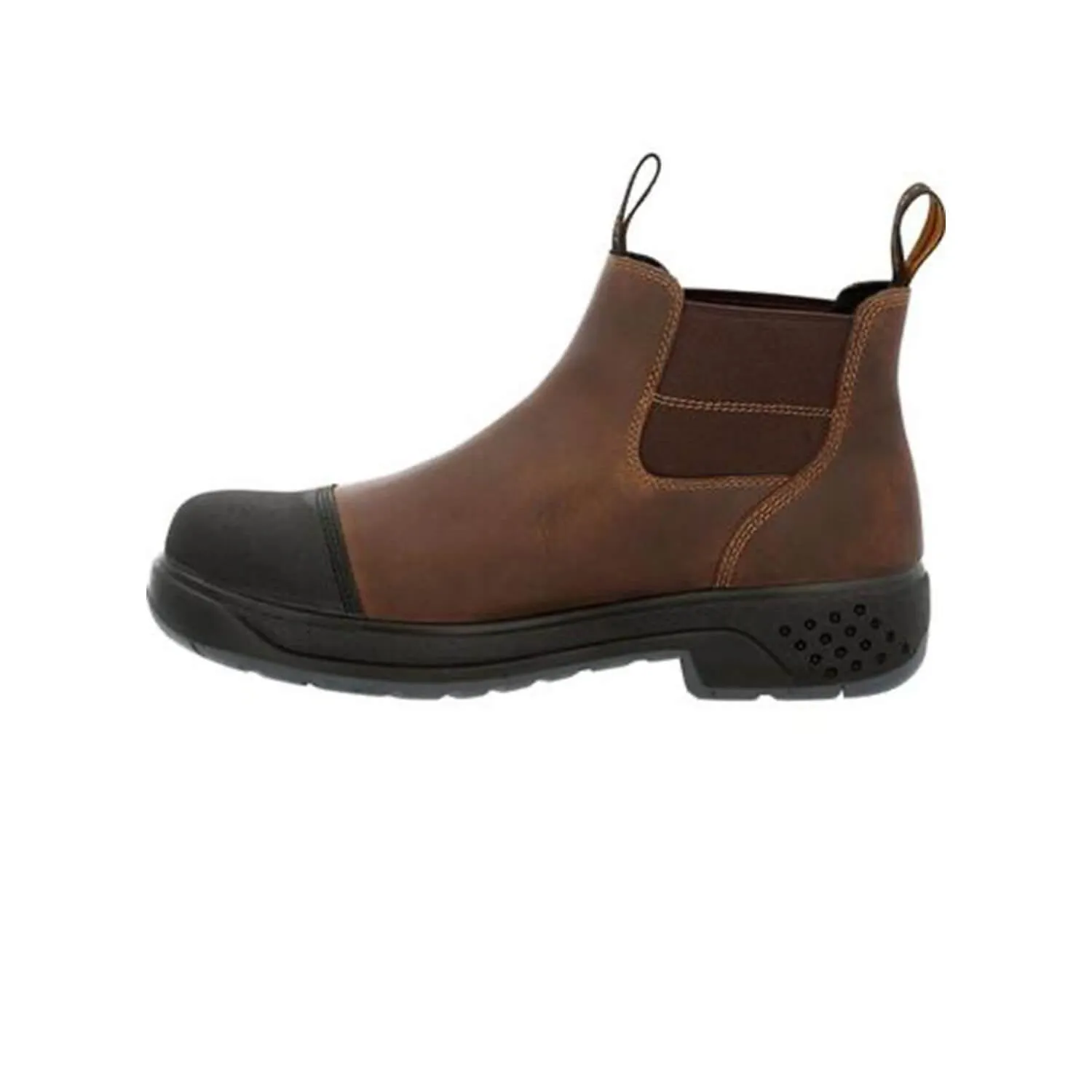 Brewmaster Composite-Toe Chelsea Boots Brown