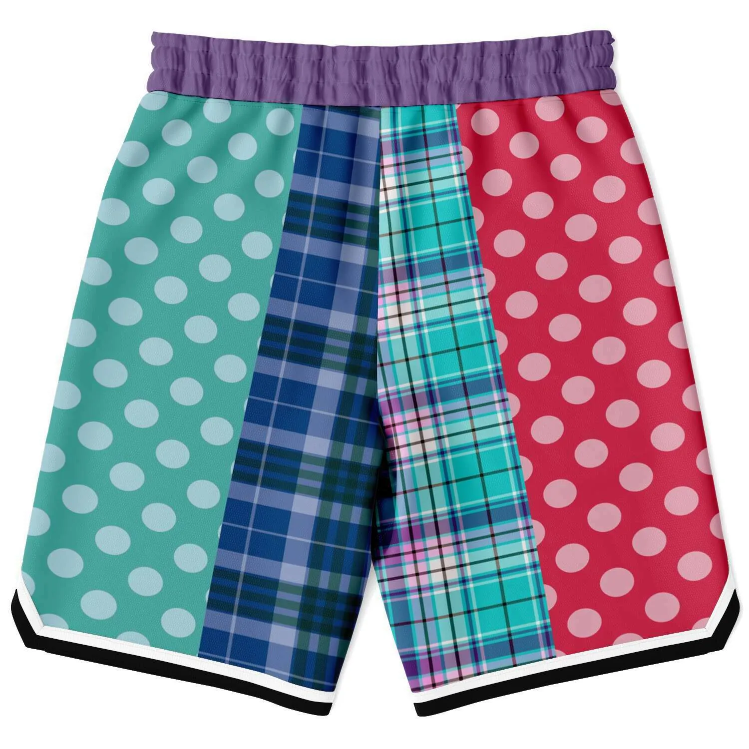 Cerulean Polka Dot Basketball Shorts