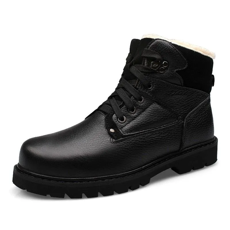 DM357 Leather Ankle Boots Men's Casual Shoes Botas