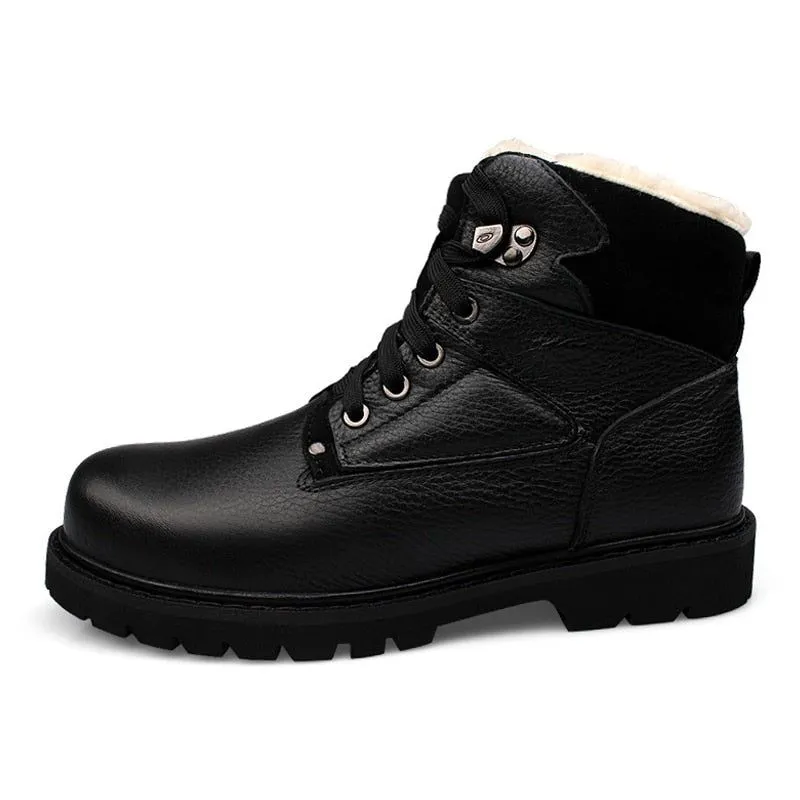 DM357 Leather Ankle Boots Men's Casual Shoes Botas