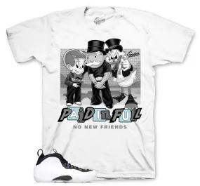 Foamposite Penny PE Shirt - No New Friends - White