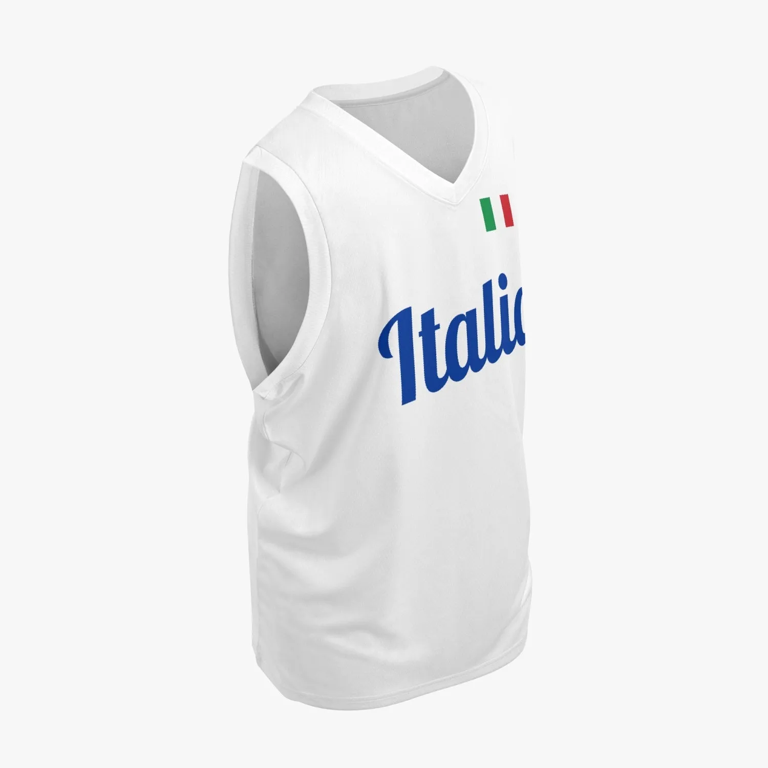 Italy Basketball Jersey Set - White