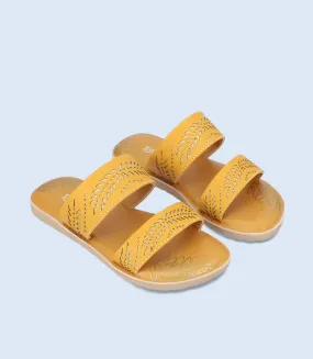 KG0131-MUSTARD-Girls Slipper