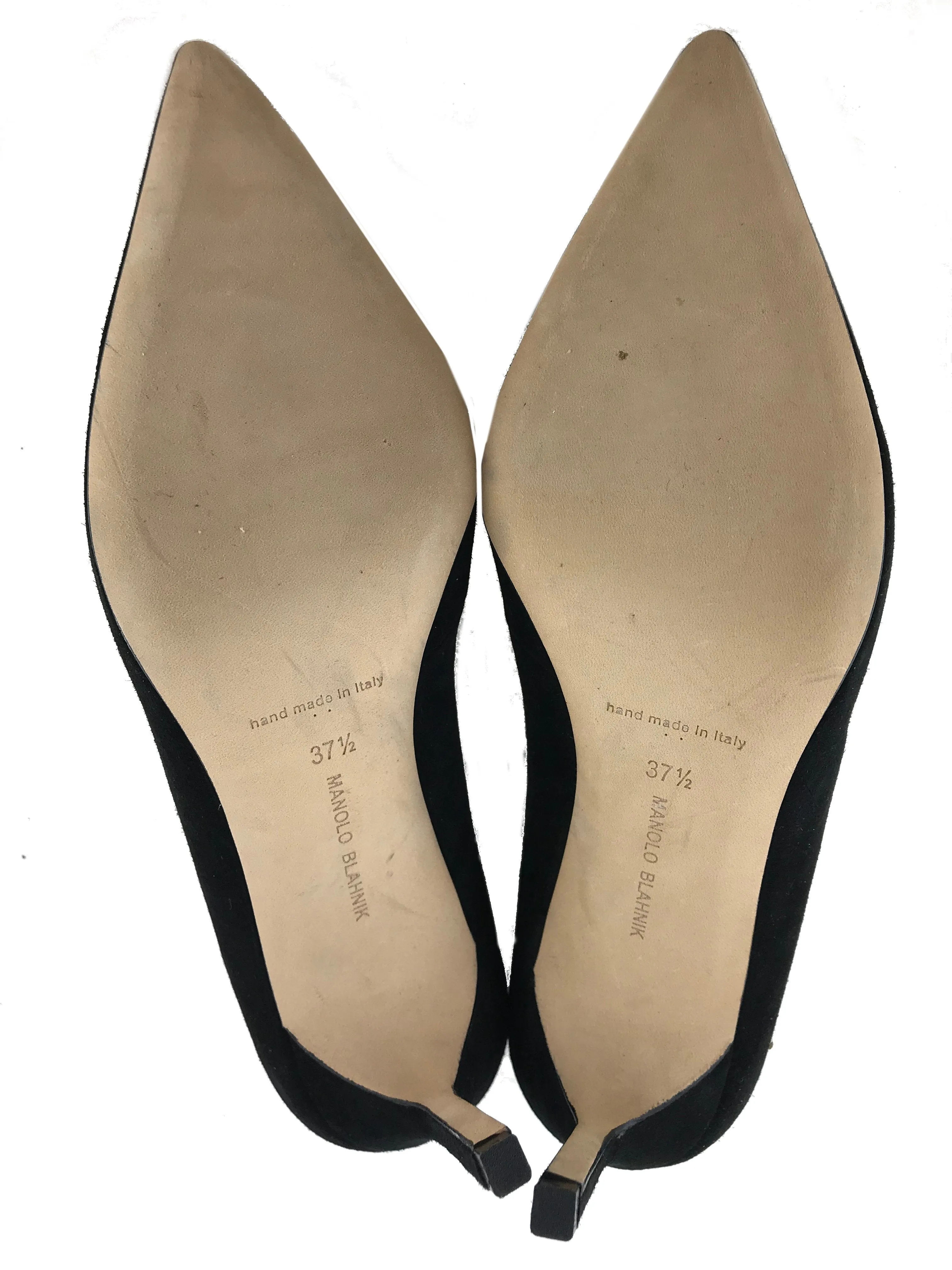 Manolo Blahnik BB Suede Pumps Size 7.5