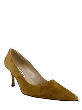 Manolo Blahnik BB Suede Pumps Size 7.5