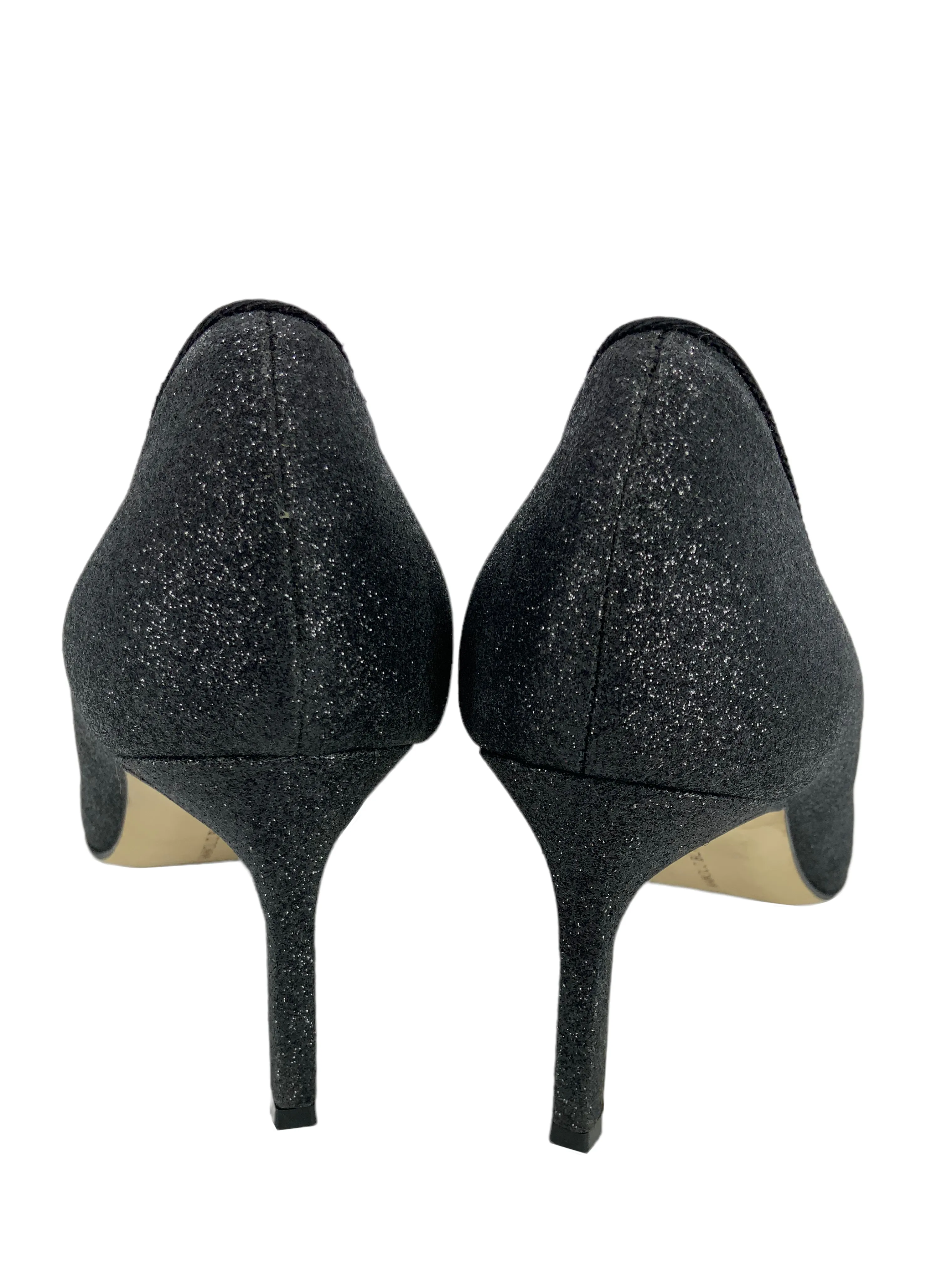 Manolo Blahnik Glitter Point Toe Pumps Size 6