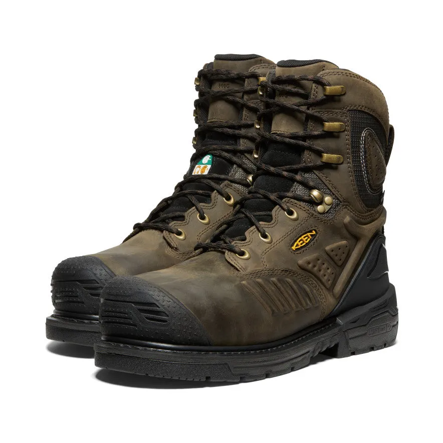 Men's CSA Philadelphia  8" Insulated Waterproof Boot (Carbon-Fiber Toe)  |  Cascade Brown/Black