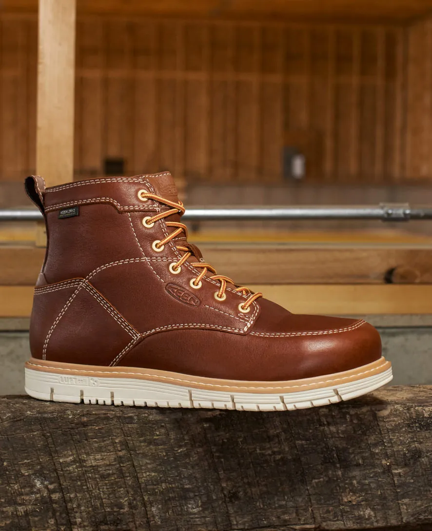 Men's San Jose 6 Waterproof Boot (Soft Toe)  |  Tortoise Shell/Star White