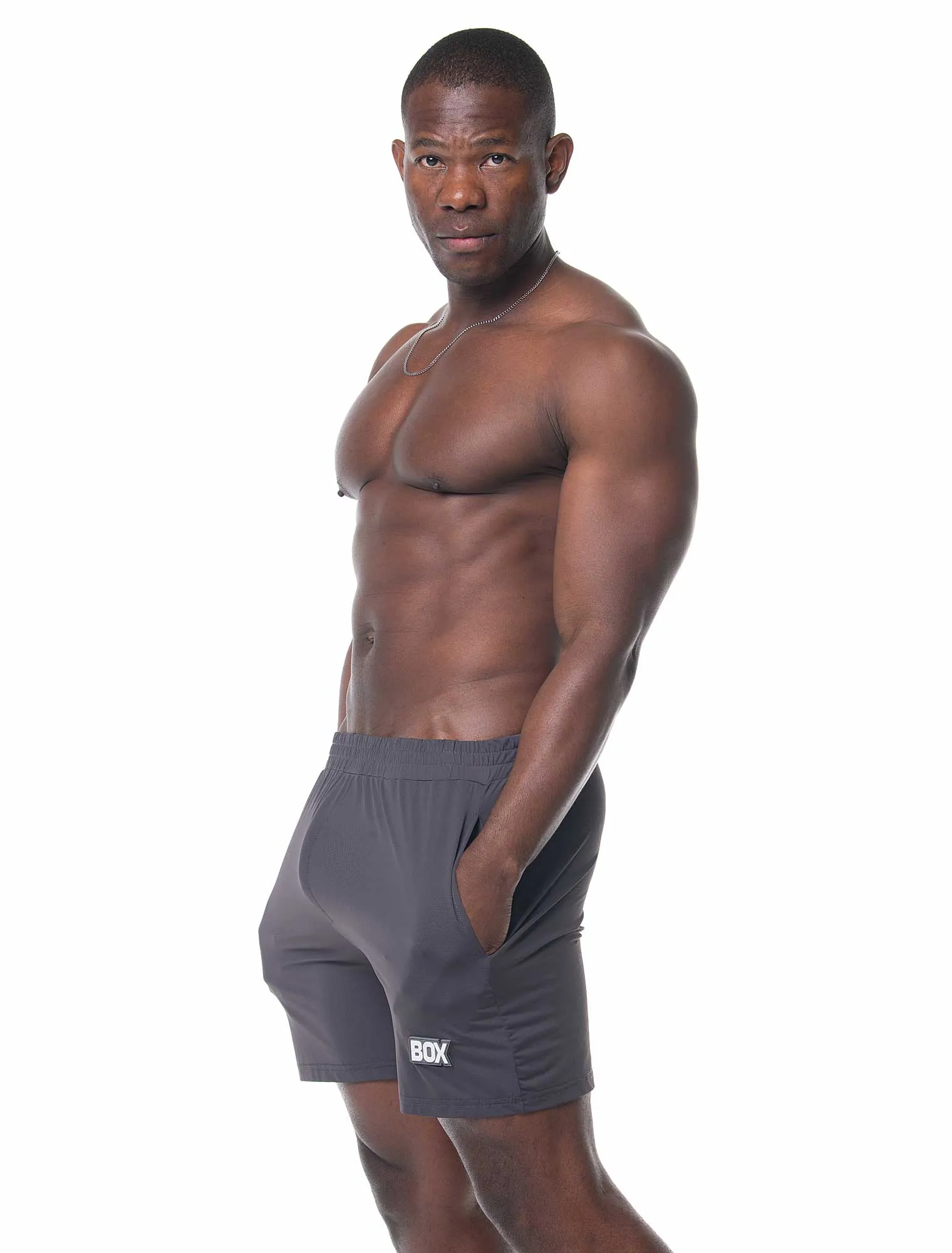 Mesh Soccer Shorts - Defence Grey