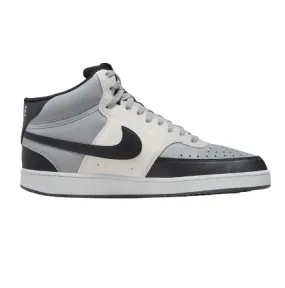 Nike Men's Court Vision Mid Next Nature Shoes - Light Smoke Grey / Sail / Black