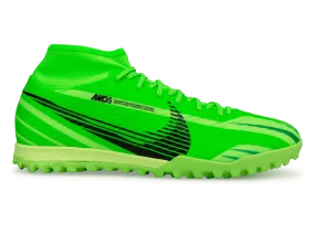 Nike Men's Zoom Mercurial Superfly 9 Academy MDS TF Green Strike/Black