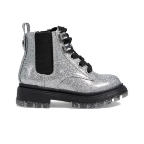 Nina Girl's Colette Silver Glitter Patent