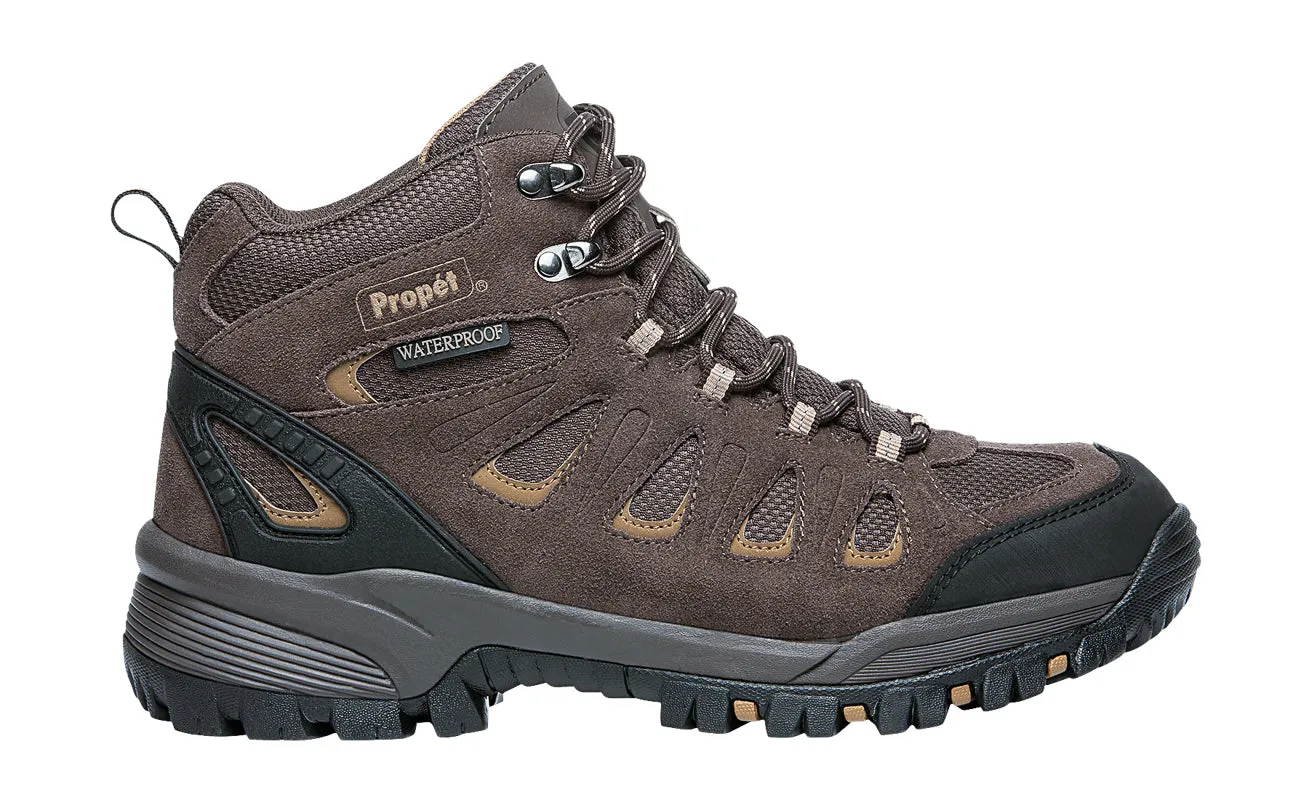 Propet's Men Diabetic Work Boots- M3599 - Brown