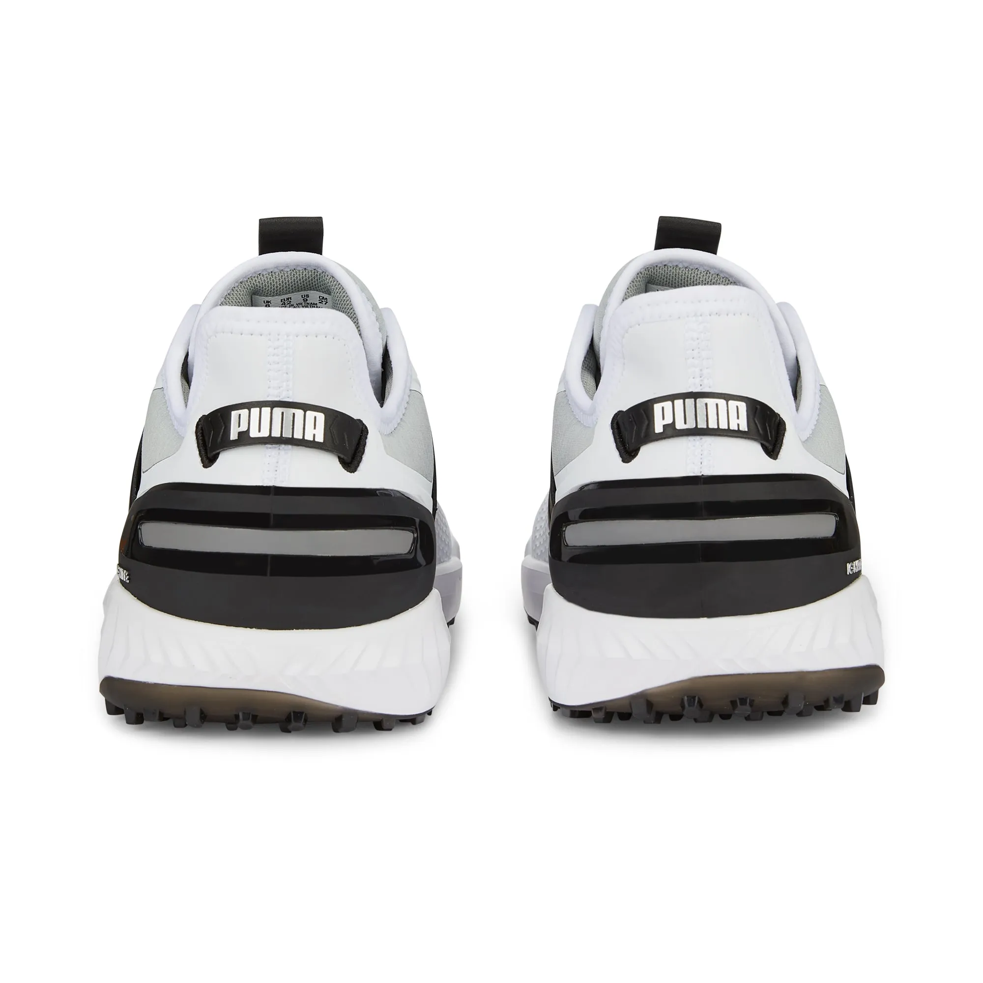 Puma Men's Ignite Elevate Wide Spikeless Golf Shoes - White/Black