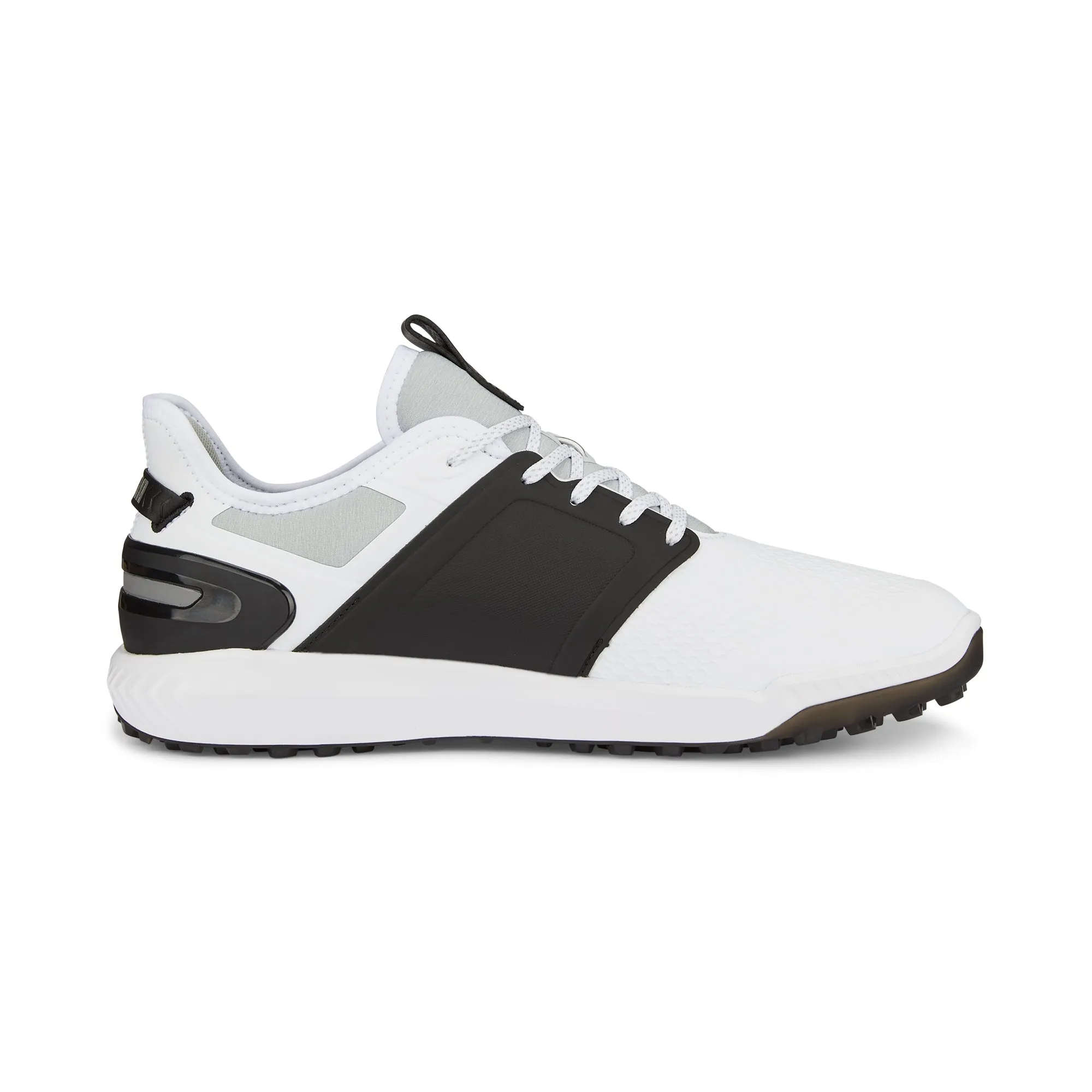 Puma Men's Ignite Elevate Wide Spikeless Golf Shoes - White/Black