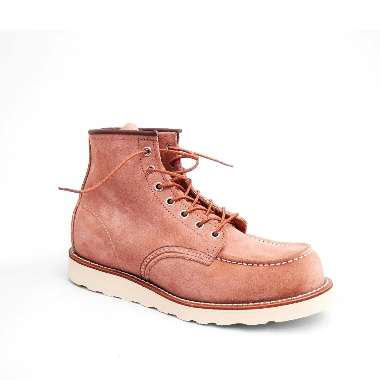 Red Wing Heritage 8208 Classic Moc 6-Inch Boots in Dusty Rose Abilene - Timeless Heritage Style and Comfort