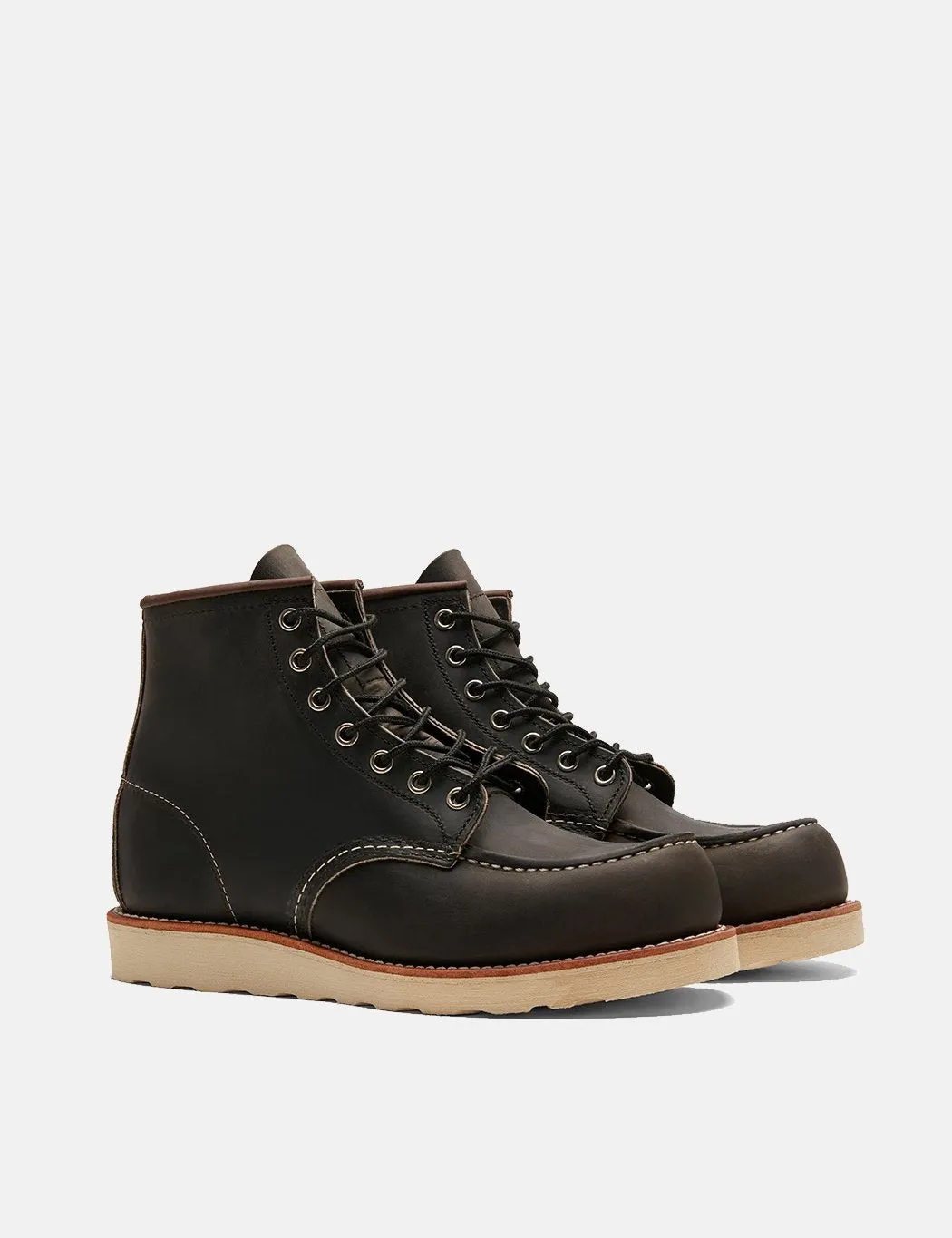 Red Wing Heritage 8890 6" Moc Toe Work Boots (8890) - Charcoal Grey