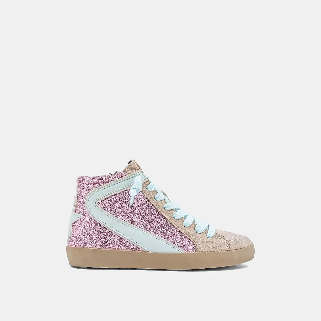 ShuShop - Rooney High Tops - Pink Glitter