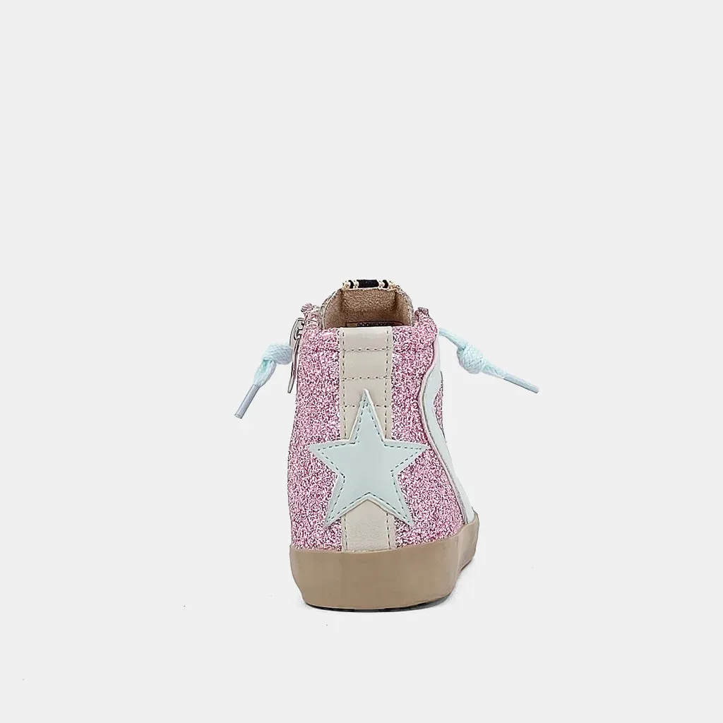 ShuShop - Rooney High Tops - Pink Glitter