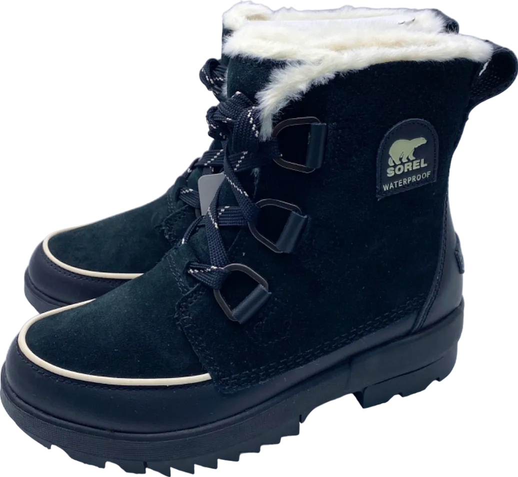 Sorel Black Waterproof Insulated Boots UK 5