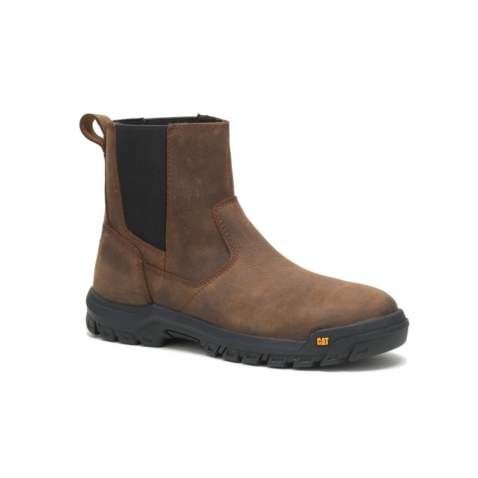 Wheelbase Men's Steel-Toe Chelsea Work Boots Clay