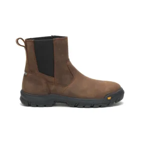 Wheelbase Men's Steel-Toe Chelsea Work Boots Clay